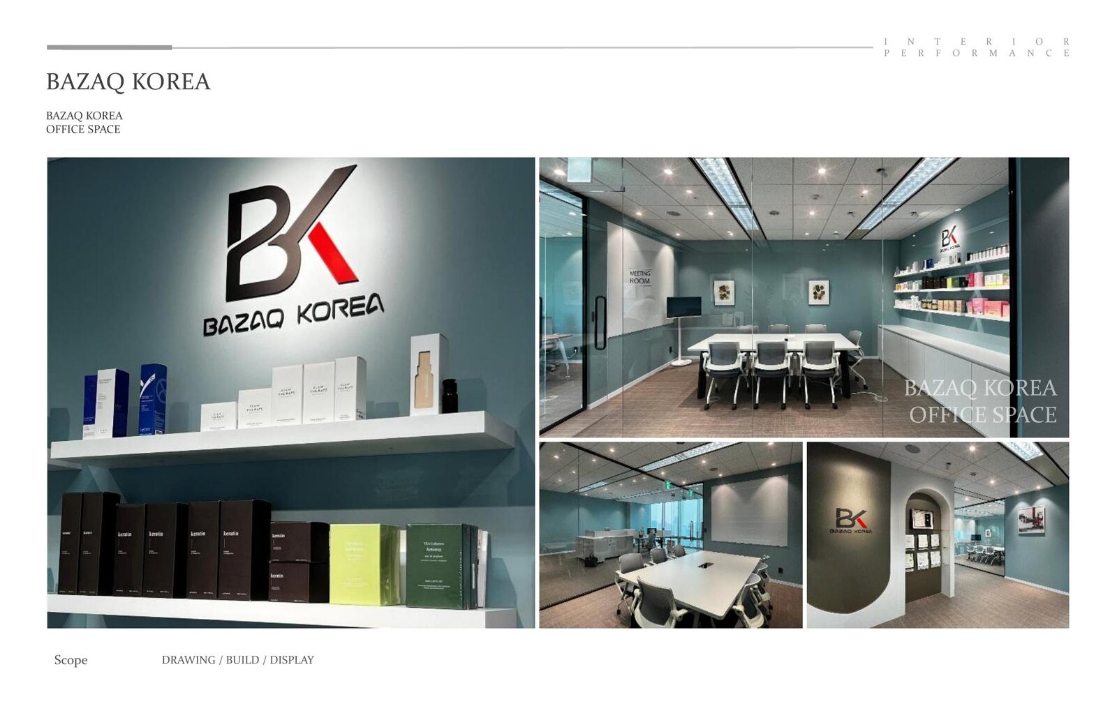 BAZAQ KOREA — 오피스 인테리어